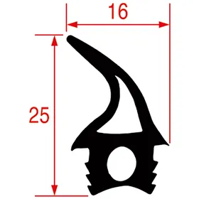 Burlete puerta horno 2714