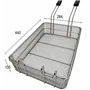 Cesta freidora Jemi 440 x 285 x 105 mm