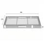 Parrilla grill piedra volcanica 485x275mm Fagor