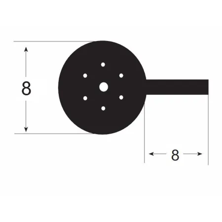 Goma para camara espuma forrada 12 mm