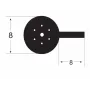 Goma para camara espuma forrada 12 mm