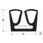 Burlete 501 dos alveolos con tensor frontal