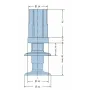 Pata regulable GR-3R