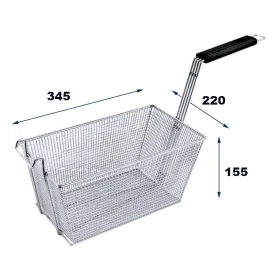 Cesta freidora Fri-Fri 340 x 220 x 155 mm