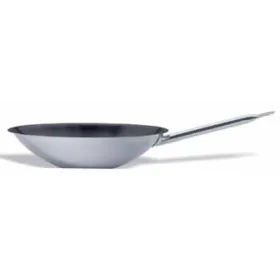 Wok antiadherente fondo plano multi-metal