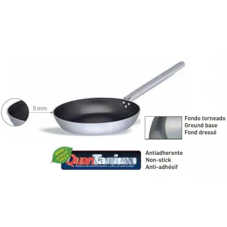Sartén antiadherente con mango ergos titanium