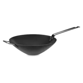 Wok acero con contraasa