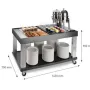 Carro buffet negro