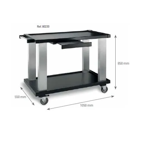 Carro buffet negro 1 GN
