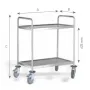 Carro de sevicio de 800x500 mm