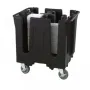 Carro ajustable para platos