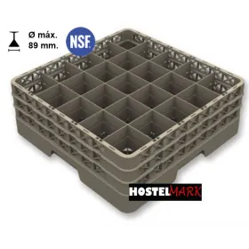 Cesta 16 comp. abierta montada