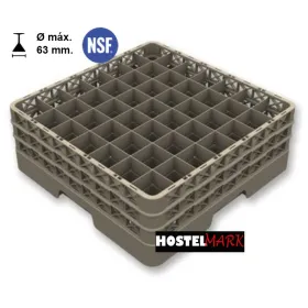 Cesta 49 comp. abierta montada