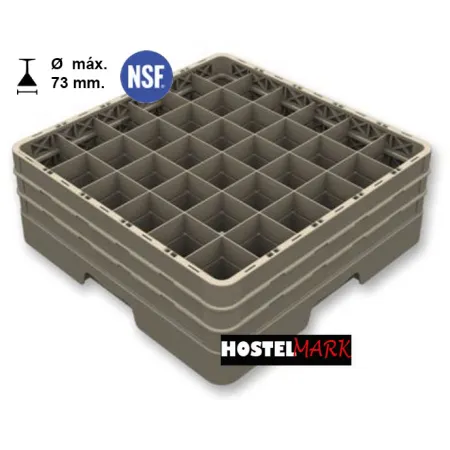 Cesta 36 comp. cerrada montada