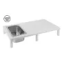Mesa de corte con ranura de silicona
