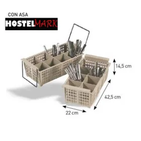 Media cesta para cubiertos