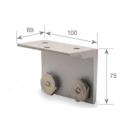 Soporte rail pared (2310)