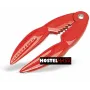 Pinza para mariscos en aluminio de color rojo
