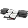 Conjunto soprte 4 bols cuadrados