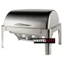 Chafing dihs rectangular con tapa tipo roll pot