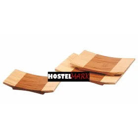 Tabla curvada bambú sushi