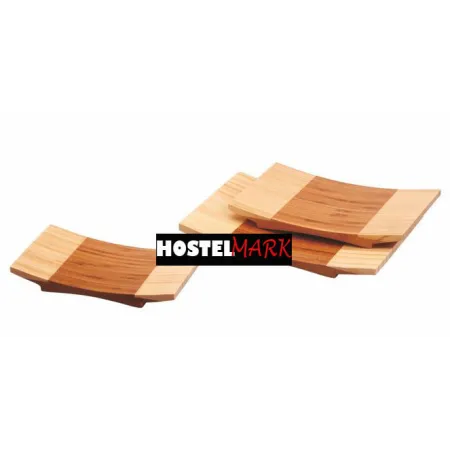 Tabla curvada bambú sushi
