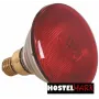 Bombilla infrarroja color rojo