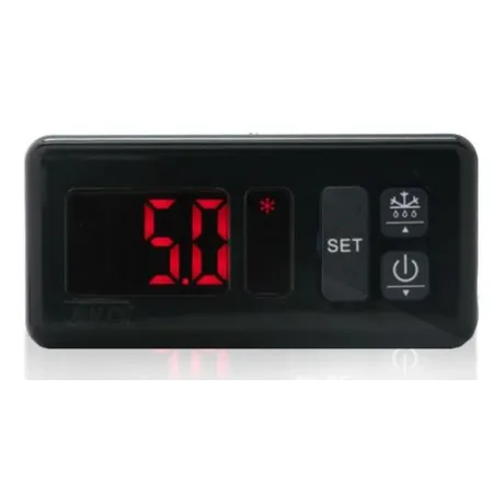 Termostato panelable digital 12-24v 1 relé