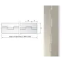 Bisagra de piano inoxidable