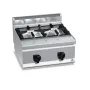 Cocina a gas 2 fuegos (fondo 600)