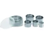 Caja de 8 cortapastas redondos lisos