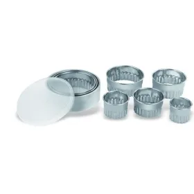 Caja de 8 cortapastas redondos rizado