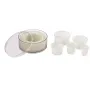 Caja de 9 cortapastas redondos rizados de poliglas