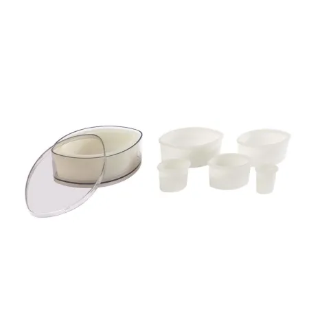 Caja de 7 cortapastas ovalados de poliglas
