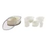Caja de 7 cortapastas ovalados rizados de poliglas
