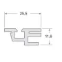 Perfil de PVC 136 para burletes 