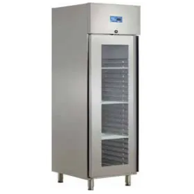 Armario refrigerado inoxidable Gastronorm cristal