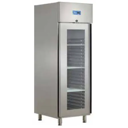 Armario refrigerado inoxidable Gastronorm cristal