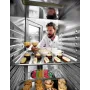 Armario refrigerado inoxidable Gastronorm doble