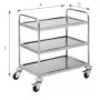 Carro desmontable economico 830x510 mm