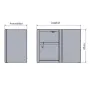 Armario puertas practicables de pared