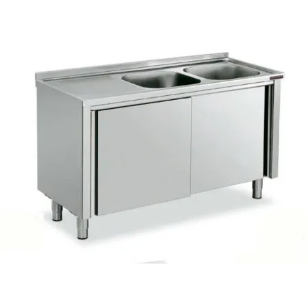 Fregadero con mueble de 1200x500 mm
