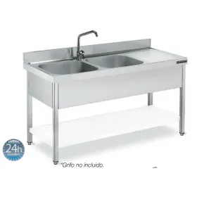 Fregadero industrial 1600x600