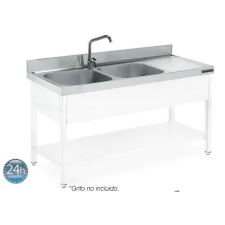 Fregadero industrial 1600x600