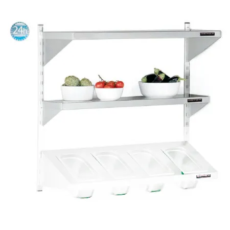 Estantería de pared desmontable (Estantes lisos)