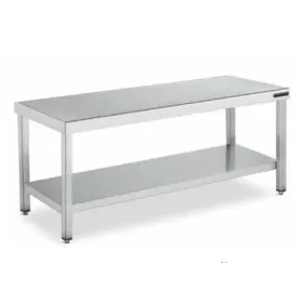Mesa de cocción y preparación central fondo 600