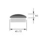 Tapon acero inoxidable para tubo redondo Tubix 9242