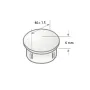 Tapon acero inoxidable para tubo redondo Tubix 0618