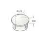 Tapon acero inoxidable para tubo redondo Tubix 0618