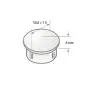 Tapon acero inoxidable para tubo redondo Tubix 0618